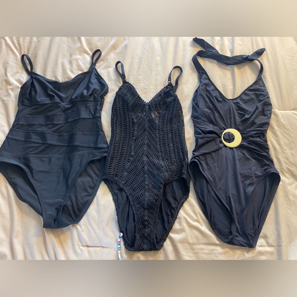 Bundle of three beautifull one piece swim suits